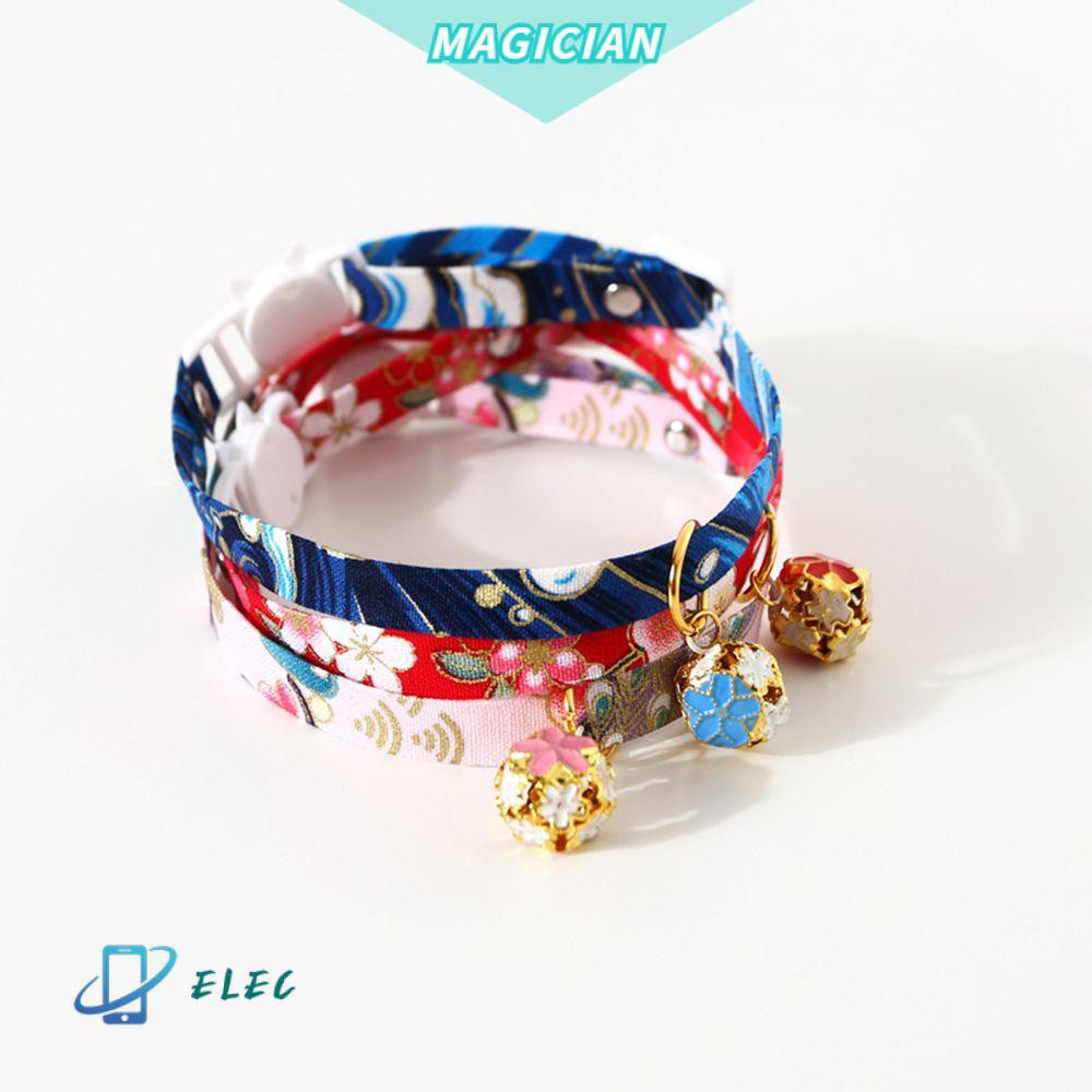 Vòng cổ thú cưng có chuông phong cách Nhật Bản thời trang độc đáo