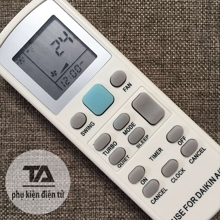 Điều khiển điều hòa DAIKIN┃Remote máy lạnh DAIKIN - Mới tặng kèm pin