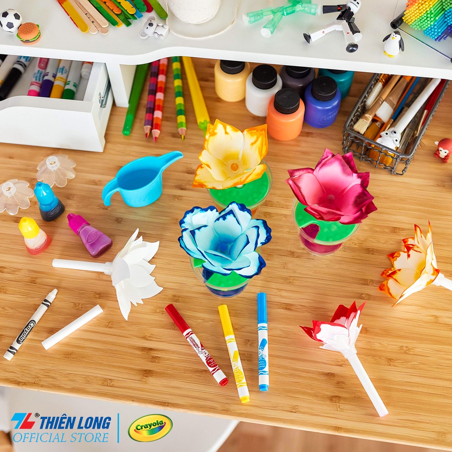 Bộ đồ chơi Crayola STEAM Paper Flower Science