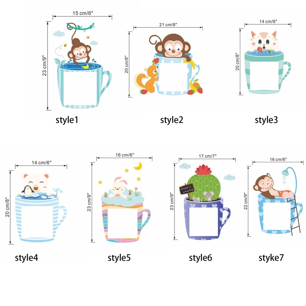 Sticker Dán Tường Hình WTTLE Trang Trí Phòng Cho Bé