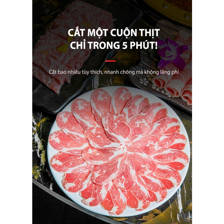 Dao thái thịt đông lạnh rau củ đa năng - Có thể điều chỉnh độ dày mỏng