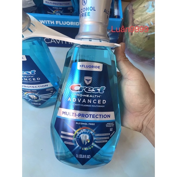 NƯỚC SÚC MIỆNG TRẮNG RĂNG CREST PRO-HEALTH 1L