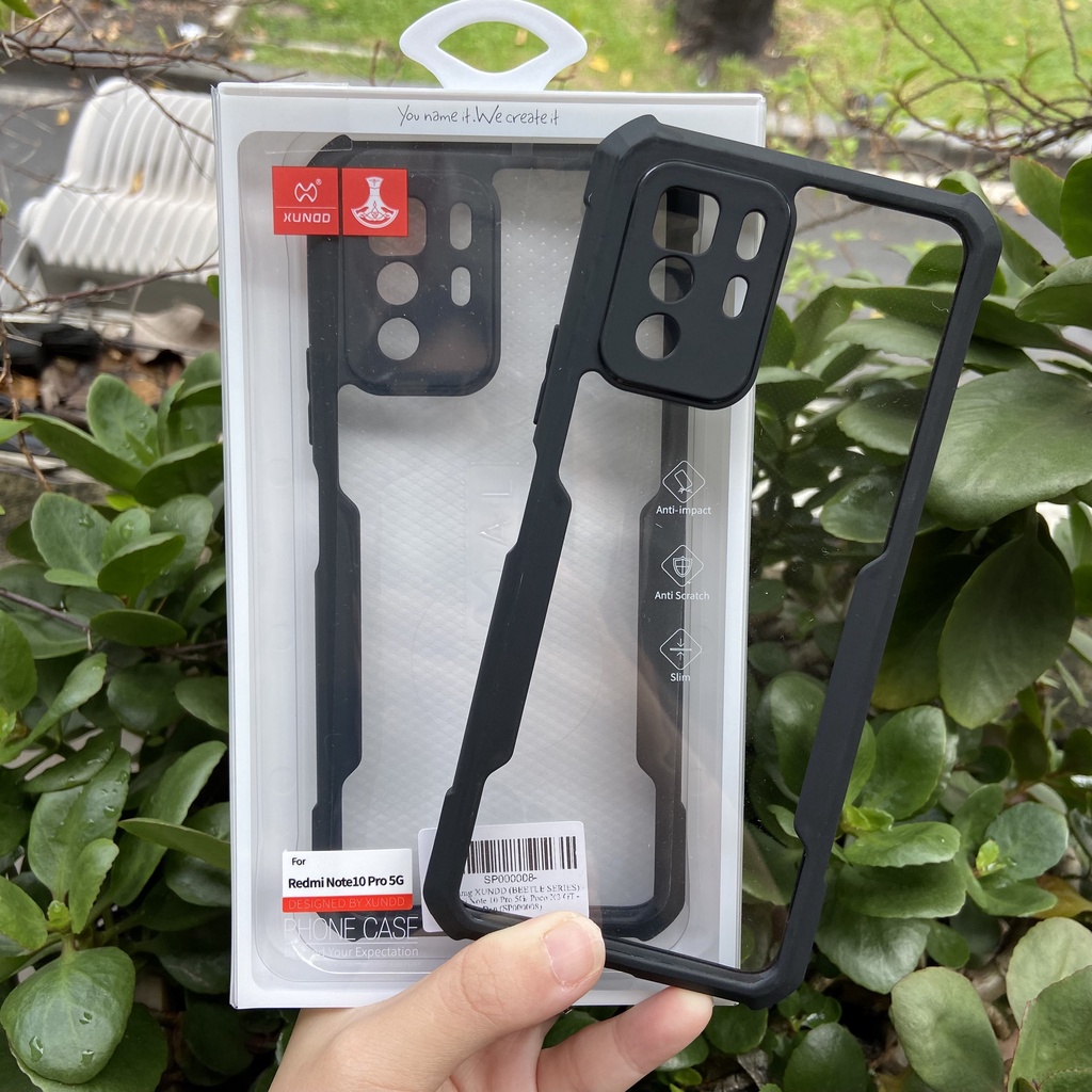 [Hỏa Tốc HCM] Ốp lưng XUNDD Poco X3 GT - Mặt lưng trong, Viền TPU, Chống sốc