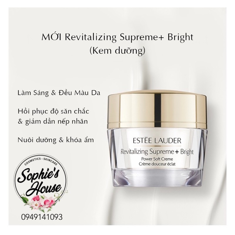 Kem dưỡng trắng, chống lão hoá ESTEE LAUDER Revitalizing Supreme Bright