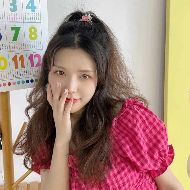 Kẹp Tóc Hình Gấu / Trái Tim Đơn Giản Dễ Thương Phong Cách Hàn Quốc