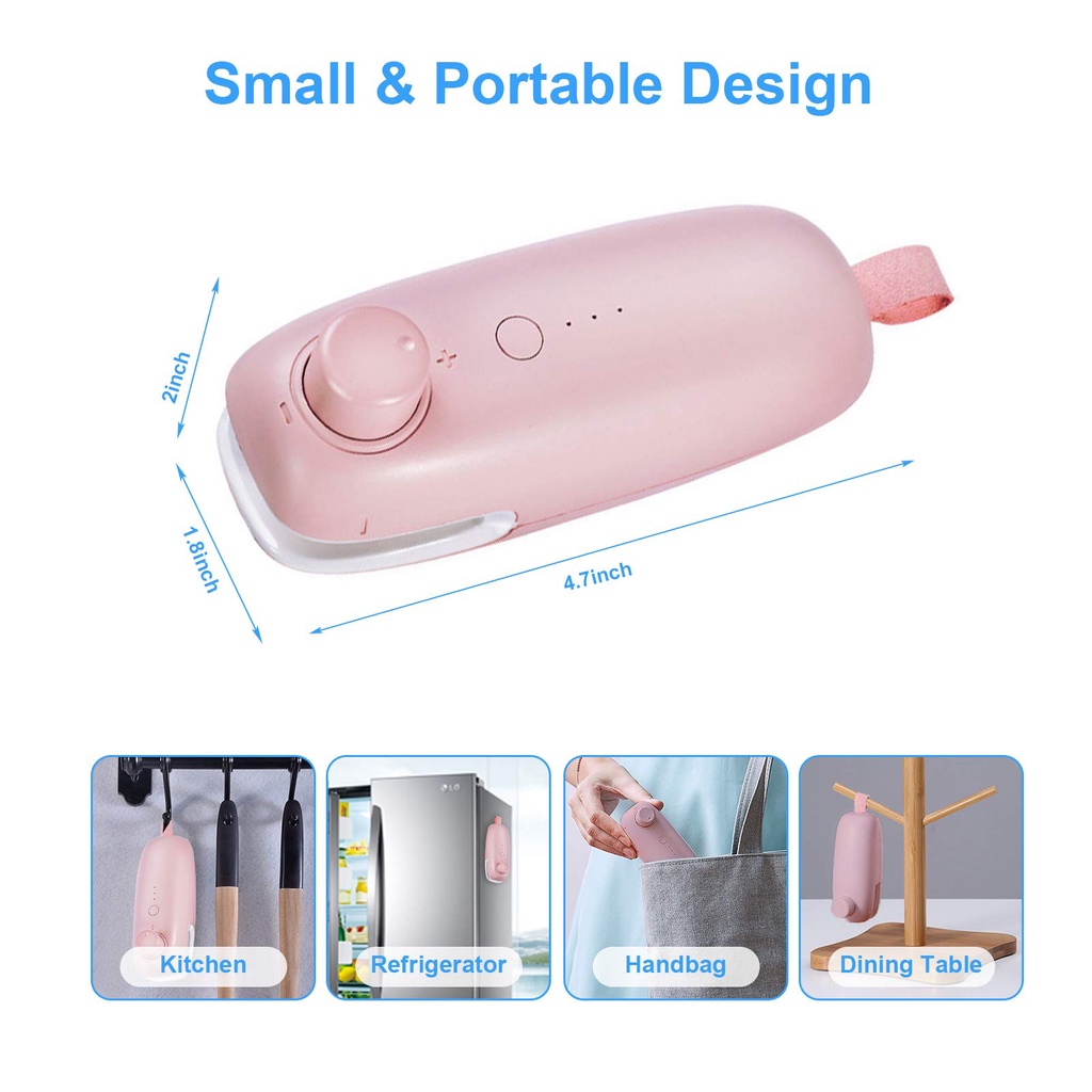 Máy hàn miệng túi mini tiện lợi bằng nhựa cao cấp