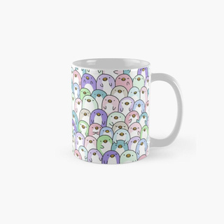 Cốc sứ in hình - Penguin Snuggles - MS 127