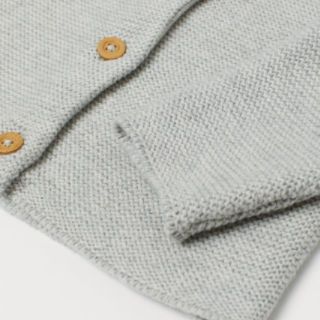 Áo cardigan len xám cho bé gái H&M authentic 💯