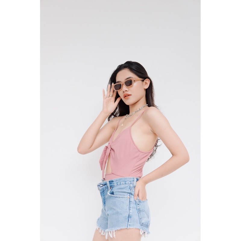 [Mã SKAMCLU7 giảm 10% tối đa 50K đơn 0Đ] bộ bơi 2 dây nơ ngực 4 màu | BigBuy360 - bigbuy360.vn