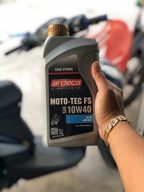 NHỚT ARDECA  MOTO-TEC FS 10w40 1L tổng hợp hoàn toàn