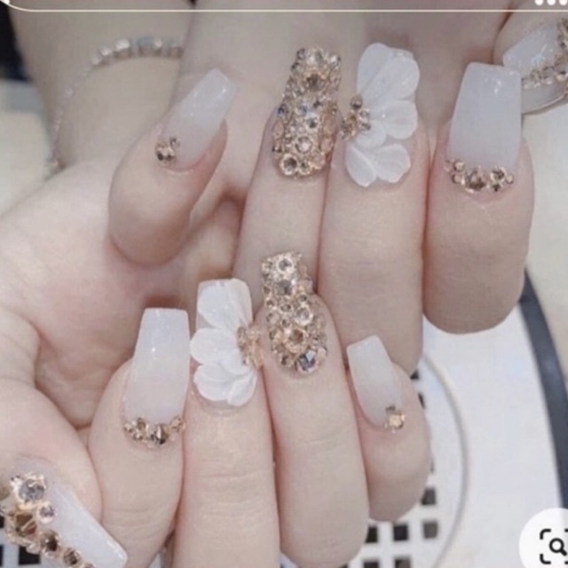 Móng tay giả, móng úp kèm keo dán