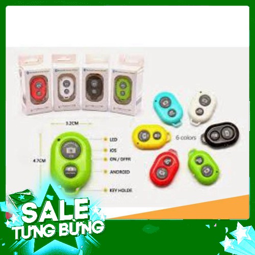 SeO GIA BAT NGO Remote chụp ảnh cho điện thoại Bluetooth Shutter MỚI NHẤT MỚI