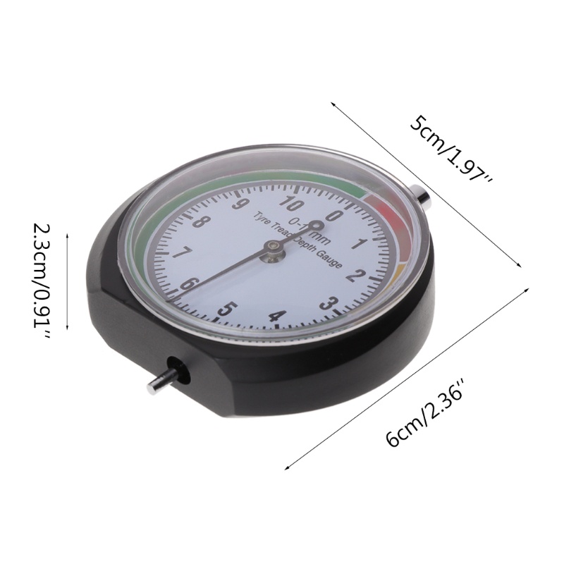 Máy Đo Độ Sâu Lốp Xe 0-11mm / 0-0.43inch