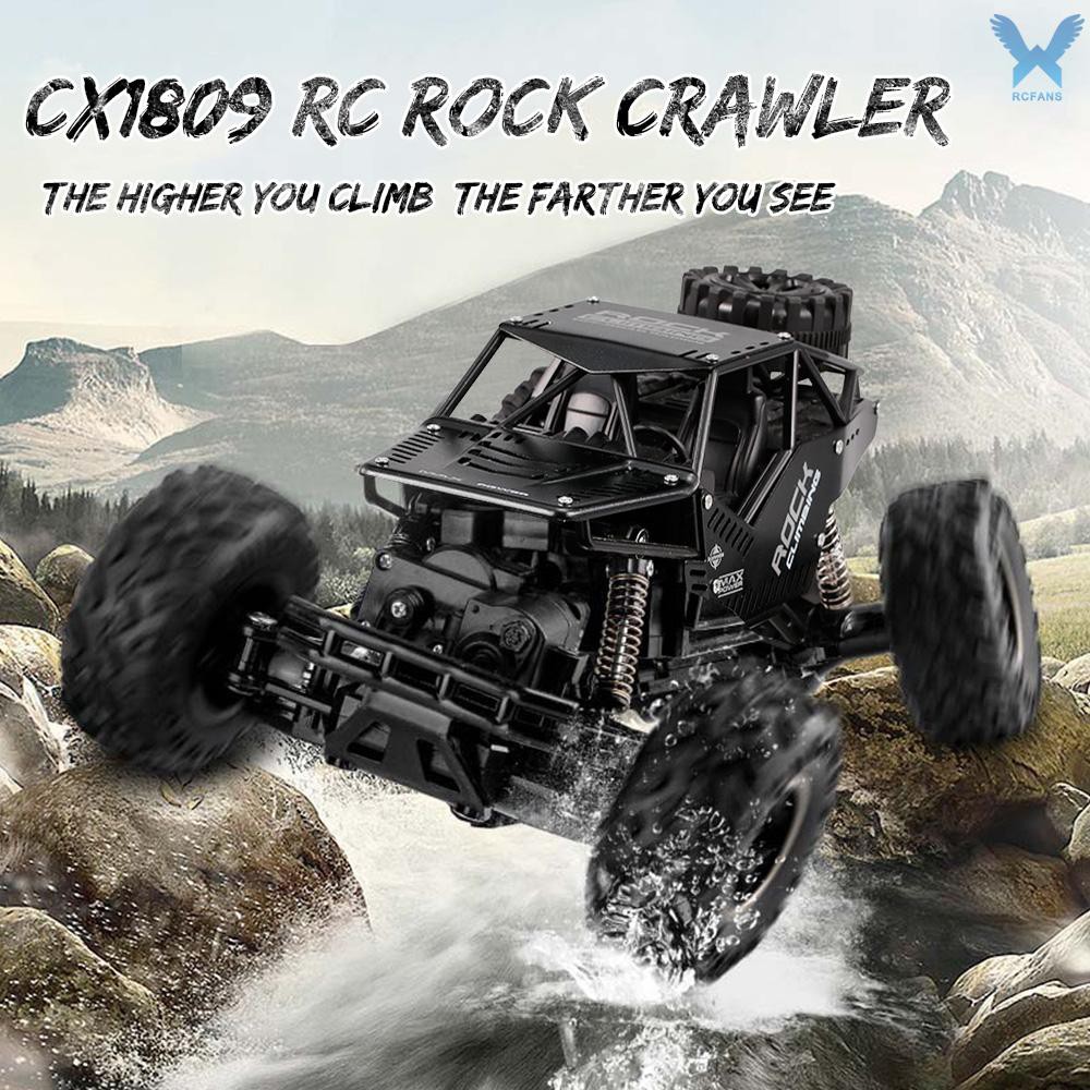 RC RC ROCK CRAWLER Xe Địa Hình Rcfa Cx1809 4wd Tỉ Lệ 1 / 16 Kèm Phụ Kiện