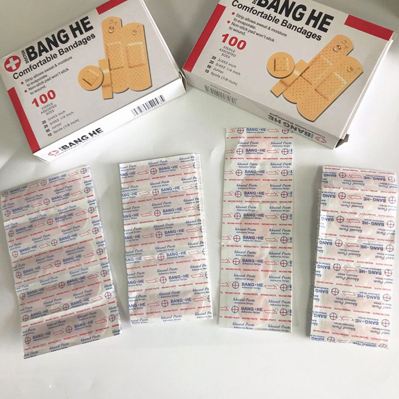 băng gâu/băng dán y tế hộp 100 miếng băng dán cá nhân