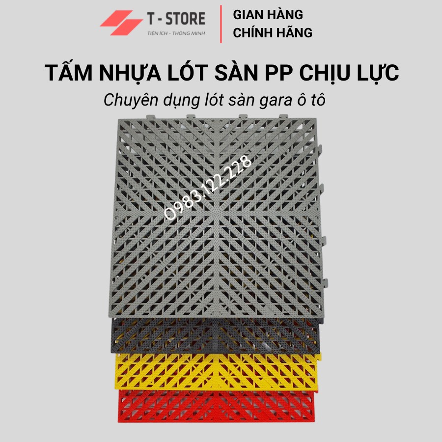 Tấm lót chịu lực gara ô tô ,Tấm nhựa PP trải sàn,lót sàn rửa xe/ trung tâm chăm sóc xe ô tô