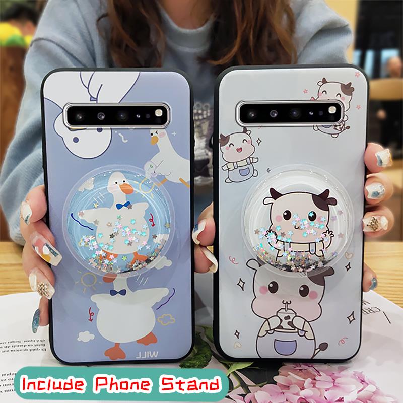 GLISTEN Ốp Lưng Silicone Chống Bụi Cho Samsung Galaxy S10 5g / Sm-G977N