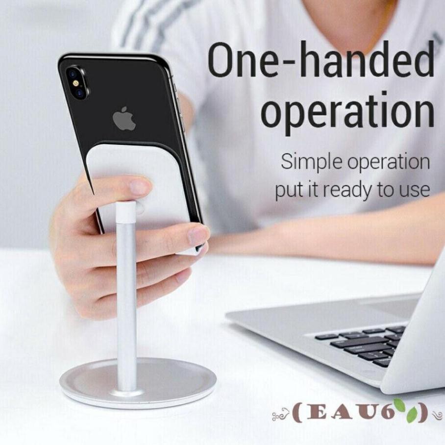 Giá đỡ điện thoại, máy tính bảng để bàn hợp kim nhôm T2 (HÀNG CÓ SẴN) (giá sỉ)