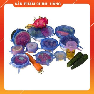 Bộ 6 nắp đậy thực phẩm silicon đa năng
