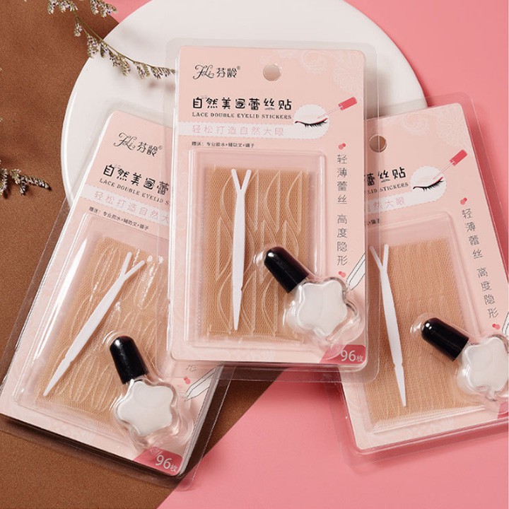 Miếng dán kích mí dạng lưới kèm keo