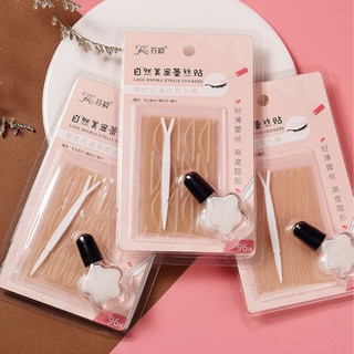 Miếng dán kích mí dạng lưới kèm keo, tiện lợi cho bạn gái khi trang điểm, nhấn mí đẹp tự nhiên