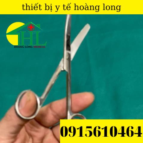 Kéo Y Tế , Kéo Cong 2 Đầu Tù 14cm Sắc Bén Hàng Loại 1 Pakistan