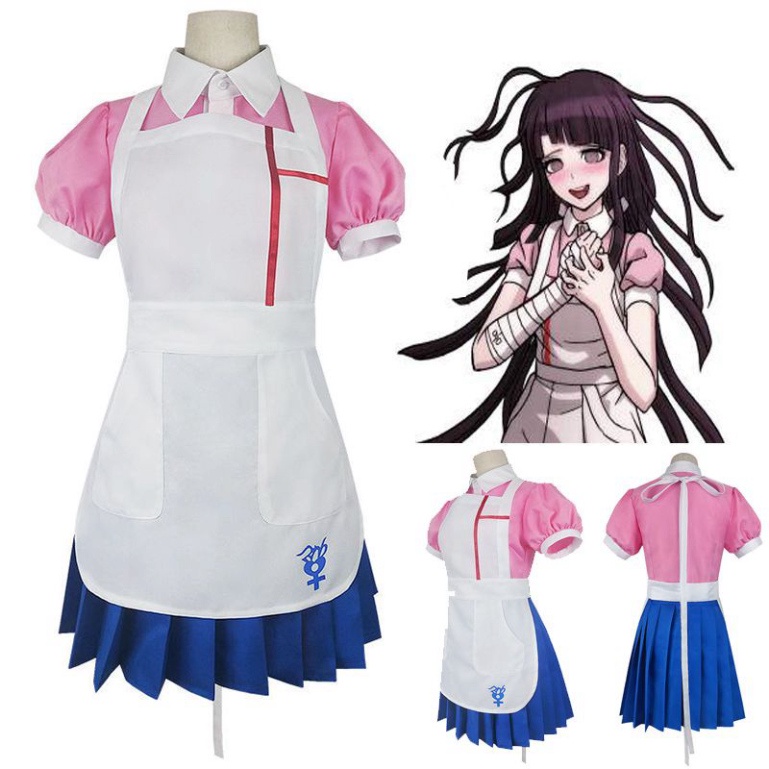 [O] Bộ Đồ Hóa Trang Nhân Vật Dangan Ronpa 2 Danganronpa Mikan Tsumiki [Miu Cosplay] | BigBuy360 - bigbuy360.vn