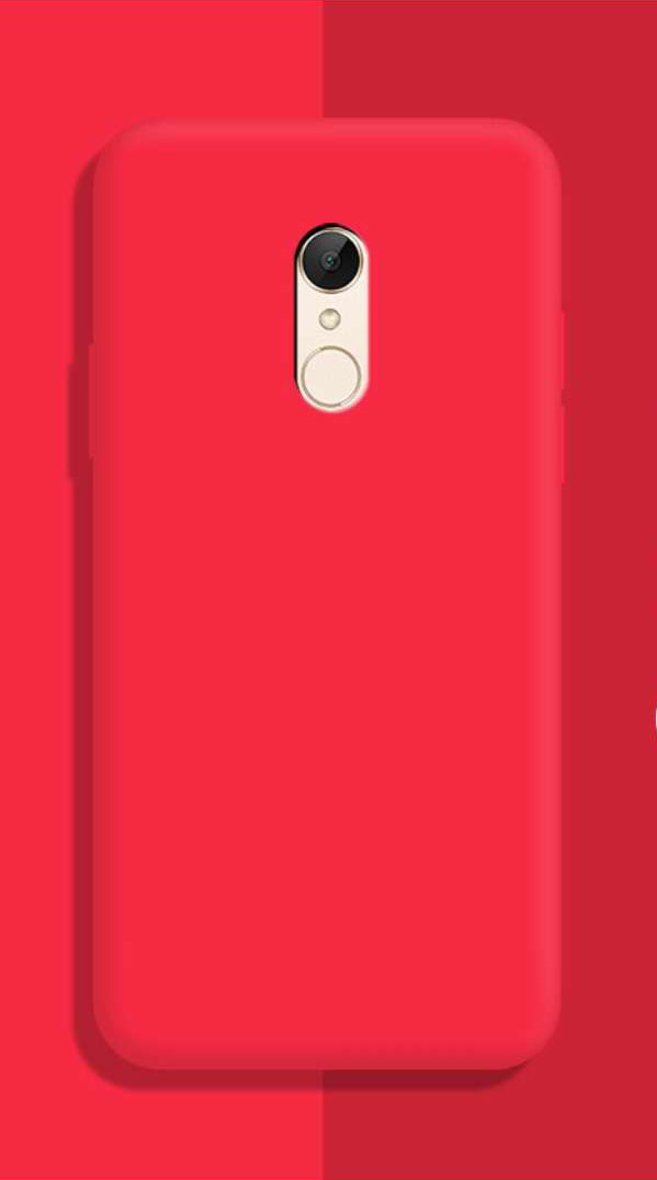 Ốp điện thoại Silicon Mềm Chống Sốc Trơn Màu Cho Xiaomi Redmi 5
