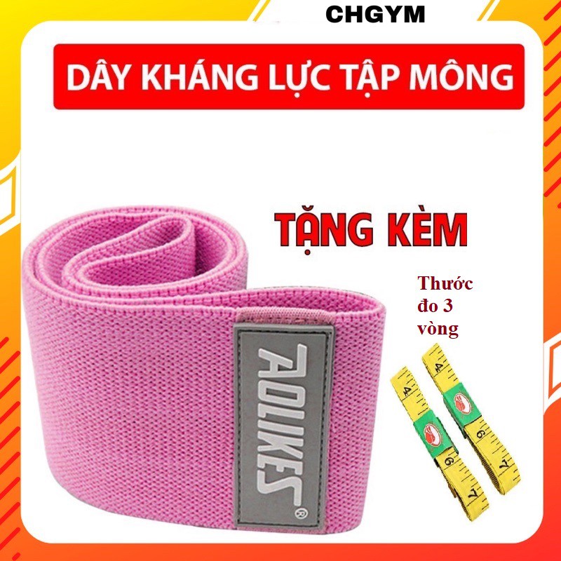 Dây kháng lực tập gym, dây miniband tập mông đùi ChGYM vải