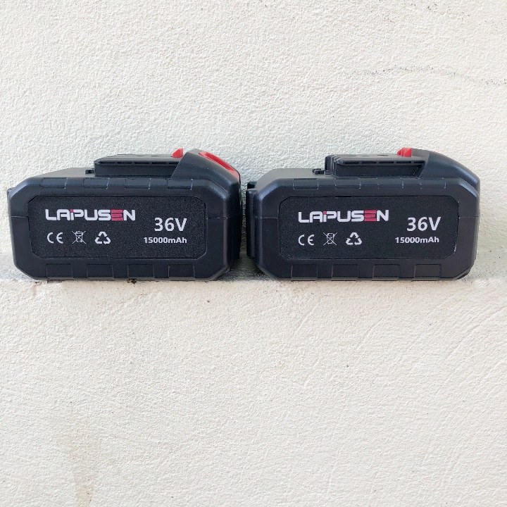 Pin máy cắt cỏ cầm tay dùng pin LAPUSEN pin dự phòng 10cell dung lượng 15000mAh BH 12TH