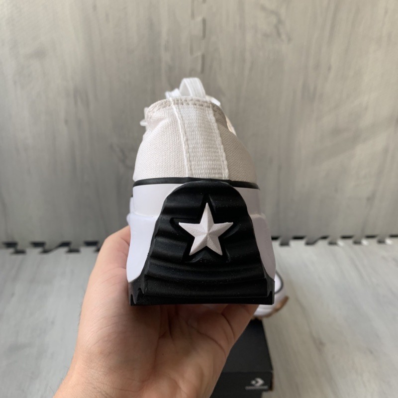 (Loli Store) Giày Cvs x JW Anderson Run Star Hike - Trắng- Thấp cổ - Chất lượng tiêu chuẩn
