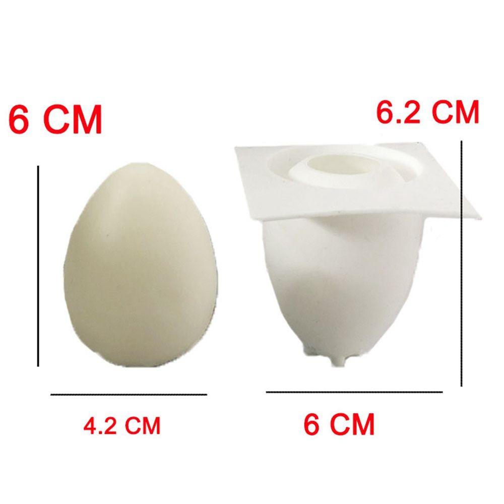 Khuôn Silicone Tạo Hình Làm Xà Phòng Hình Trứng Phục Sinh 3D