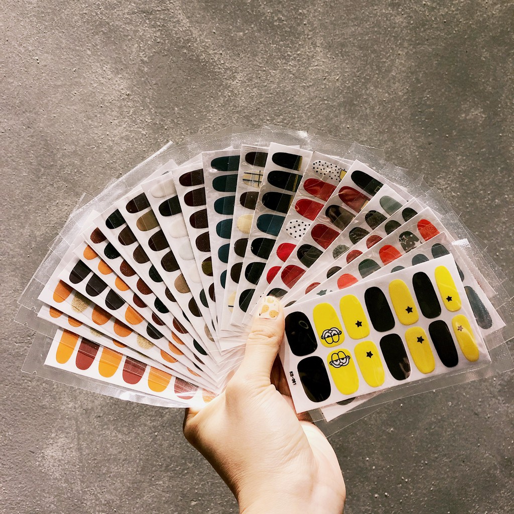 Dán móng tay - sticker dán móng 3D không thấm nước siêu xinh - Nhiều mẫu mã tự chọn - 13  - Tất Siêu Rẻ