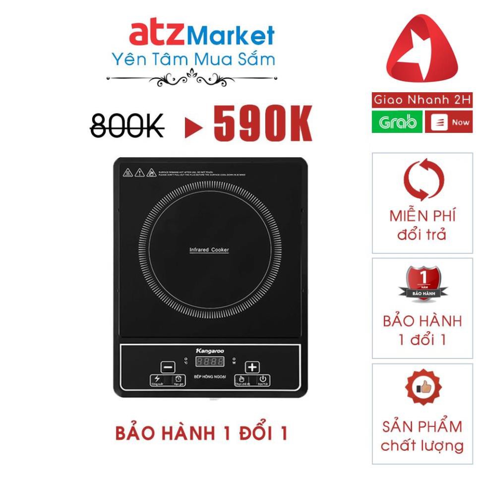 Bếp hồng ngoại đơn Kangaroo Model KG20IFP1 - BH 12 Tháng - Chính Hãng - atzMarket