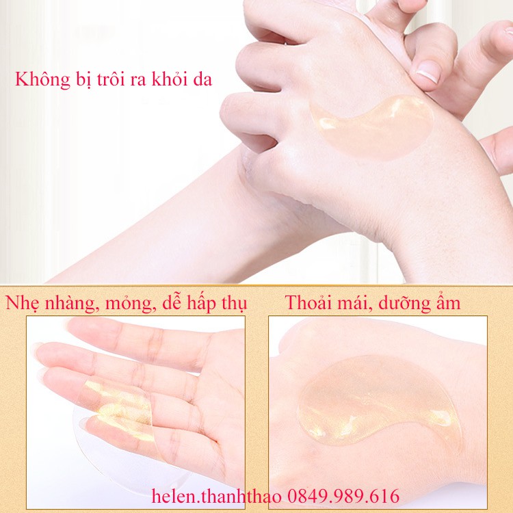 Mặt nạ mắt nội địa trung BISUTANG BINGJU Gold snail moisturizing của BiYing Cosmetics cực kỳ nổi tiếng 🍑