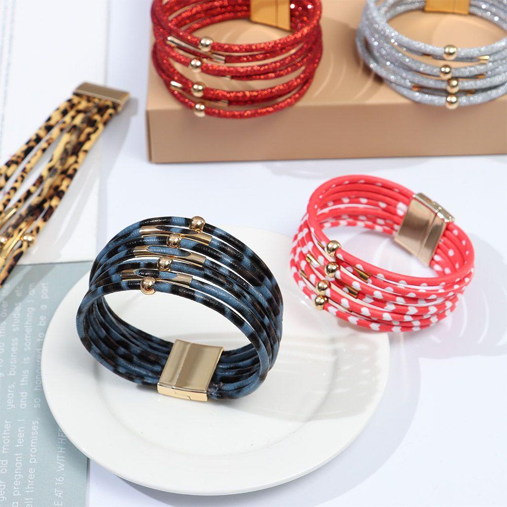 Vòng Tay Da Bản To Thanh Lịch