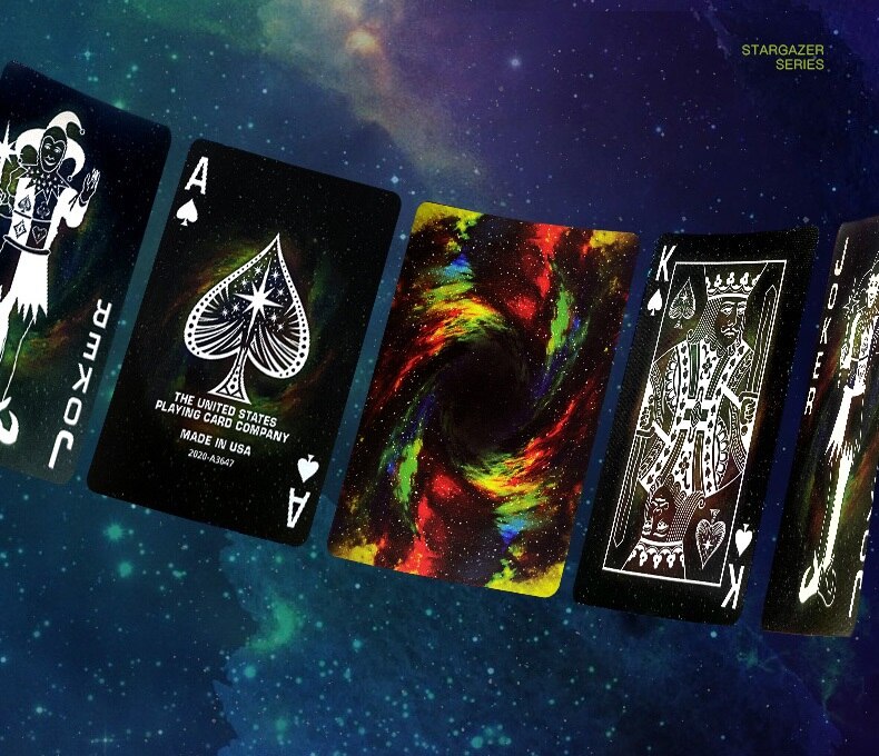 Bộ Bài Bicycle Stargazer Nebula Playing Cards, Chơi Bài Tinh vân, Thẻ Sưu Tập USPCC, Trò Chơi Thẻ Ma Thuật, Đạo Cụ Ảo Thuật Cho Nhà Ảo Thuật