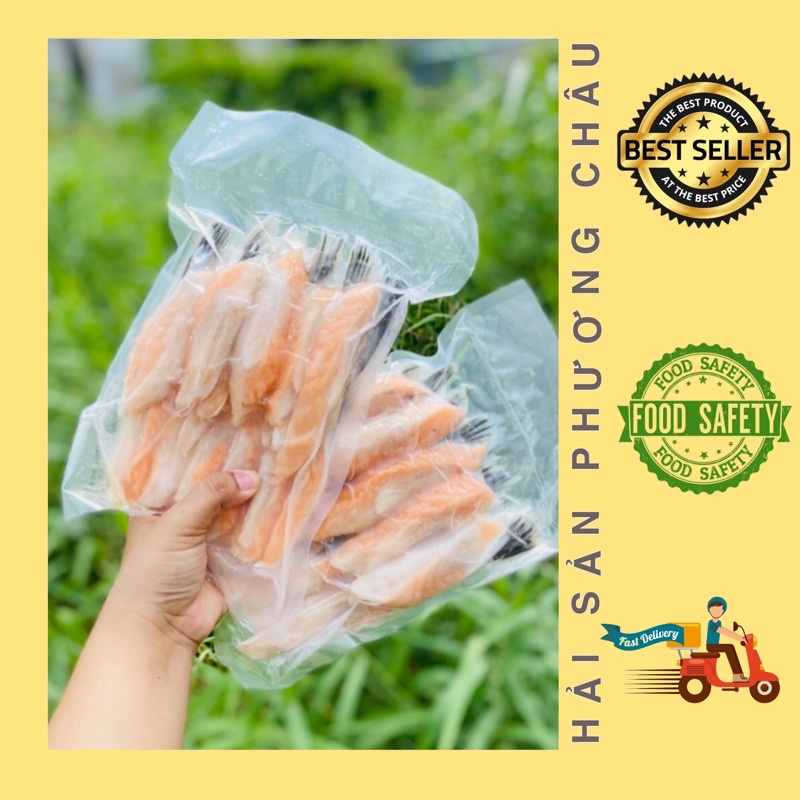 [HỎA TỐC] Vây cá hồi tươi ngon bổ dưỡng nướng muối ớt sa tế 500g