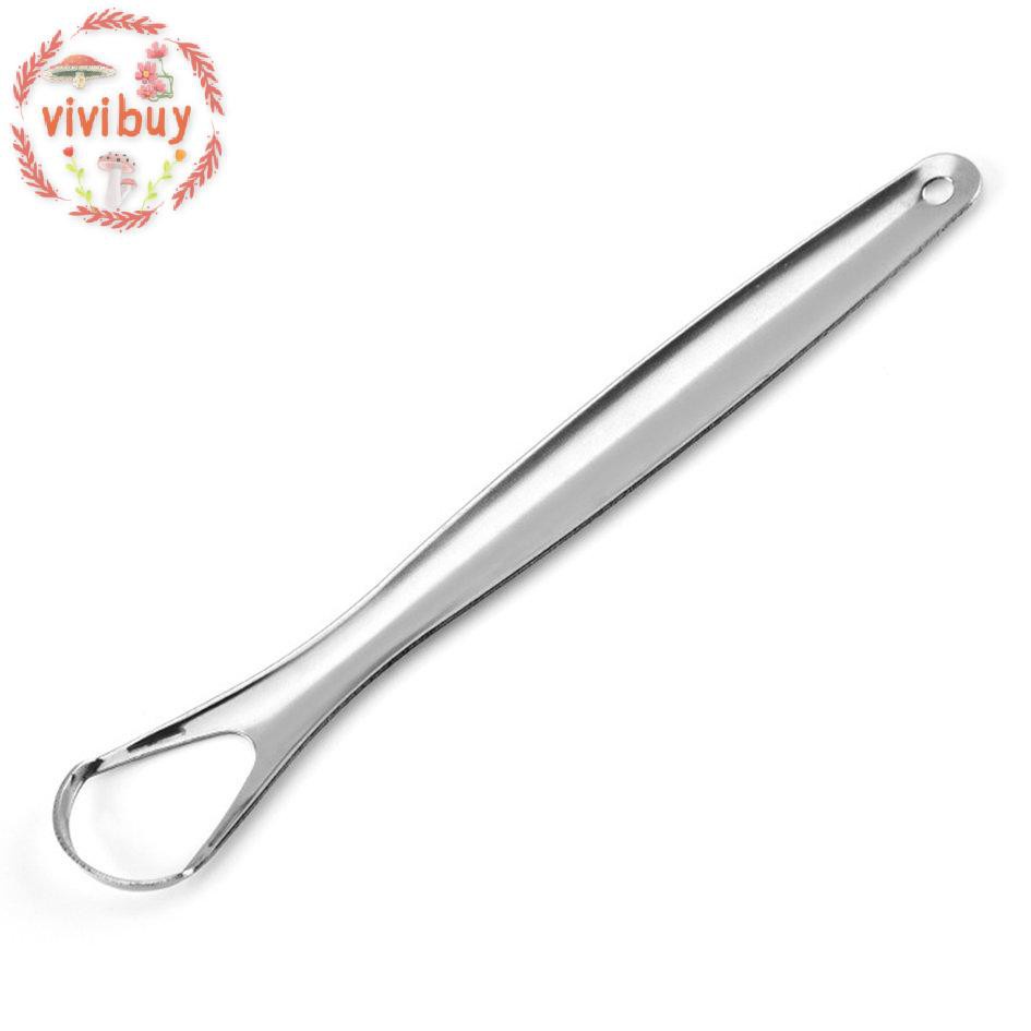 Dụng cụ cạo lưỡi làm sạch bằng thép không gỉ giảm mùi hôi miệng