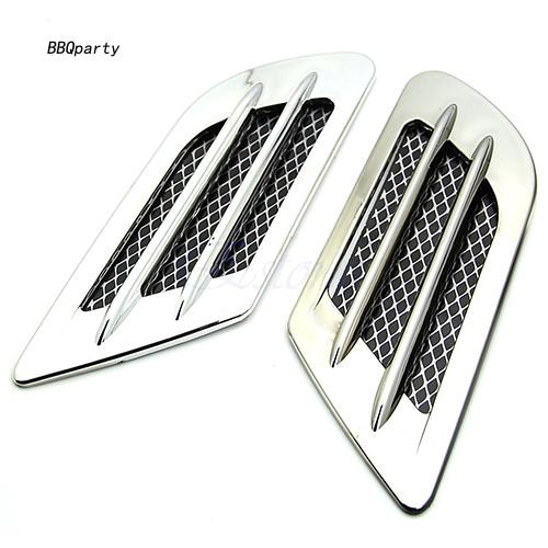 FENDER Miếng Dán Trang Trí Lỗ Thông Gió Bên Hông Cho Xe Hơi