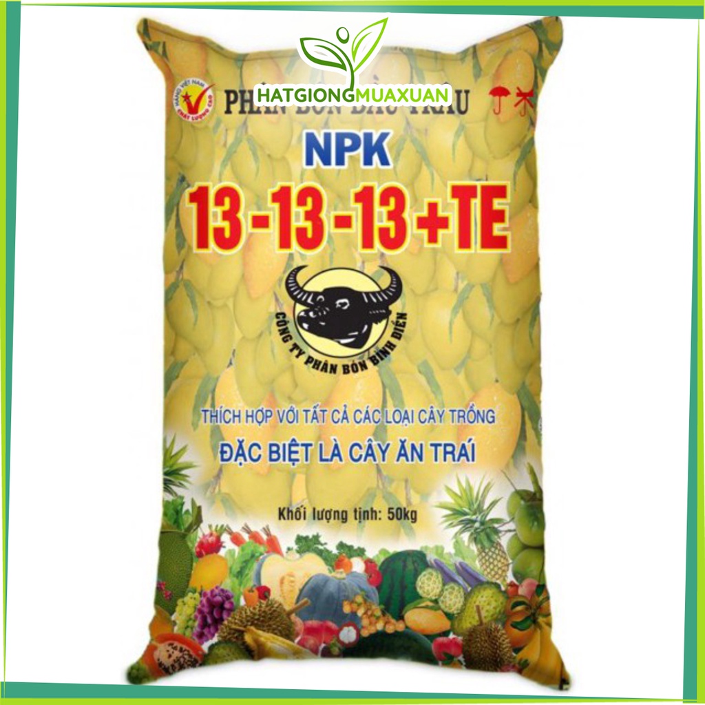 [SIEURE] 5KG PHÂN NPK ĐẦU TRÂU 13-13-13+TE hàng đẹp, phân phối chuyên nghiệp.