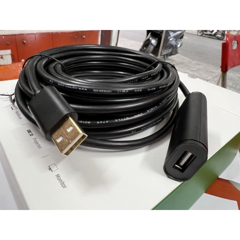 Cáp USB nối dài 10m có chíp khuếch đại tín hiệu chính hãng Ugreen 10321