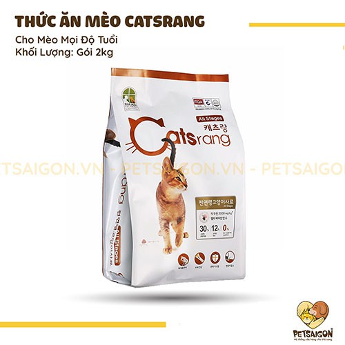 [CHÍNH HÃNG] THỨC ĂN CATSRANG CHO MÈO MỌI LỨA TUỔI - GÓI 2KG