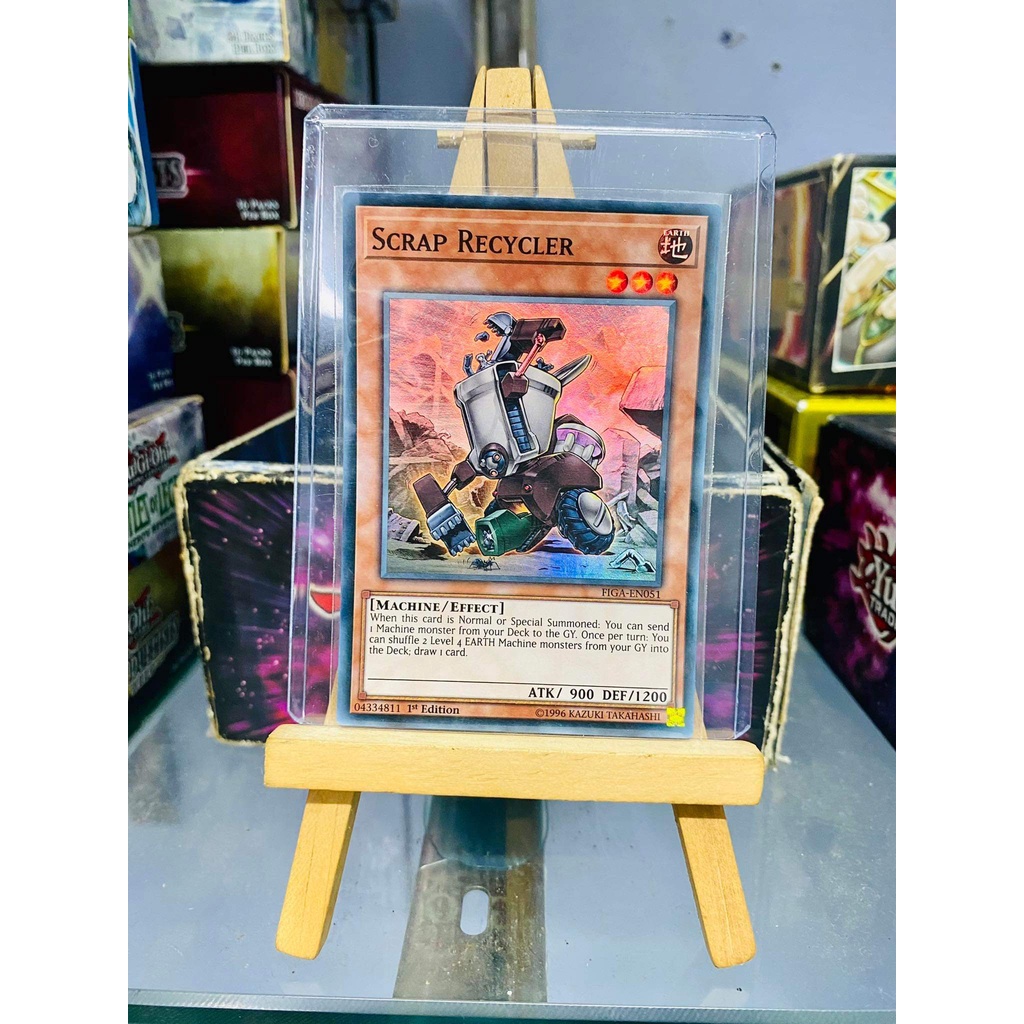 Lá bài thẻ bài Yugioh Scrap Recycler - Super Rare - Tặng bọc bài nhựa bảo quản