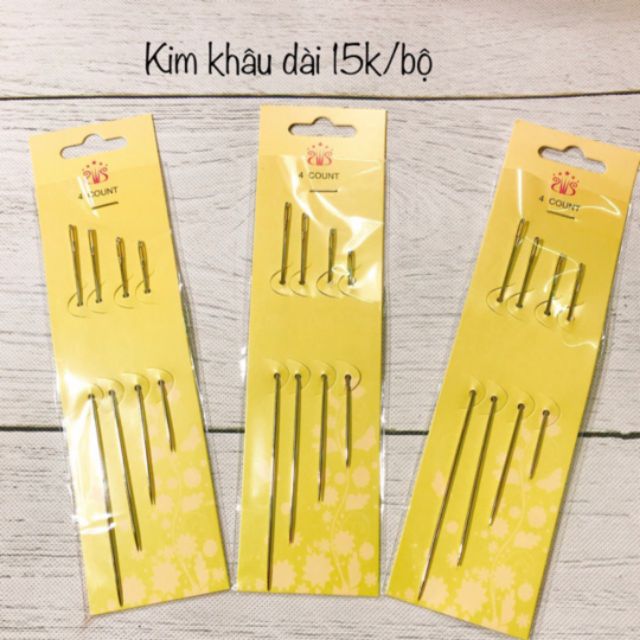 Kim khâu vỉ 4 cây loại dài