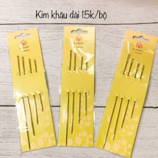 Kim khâu vỉ 4 cây loại dài