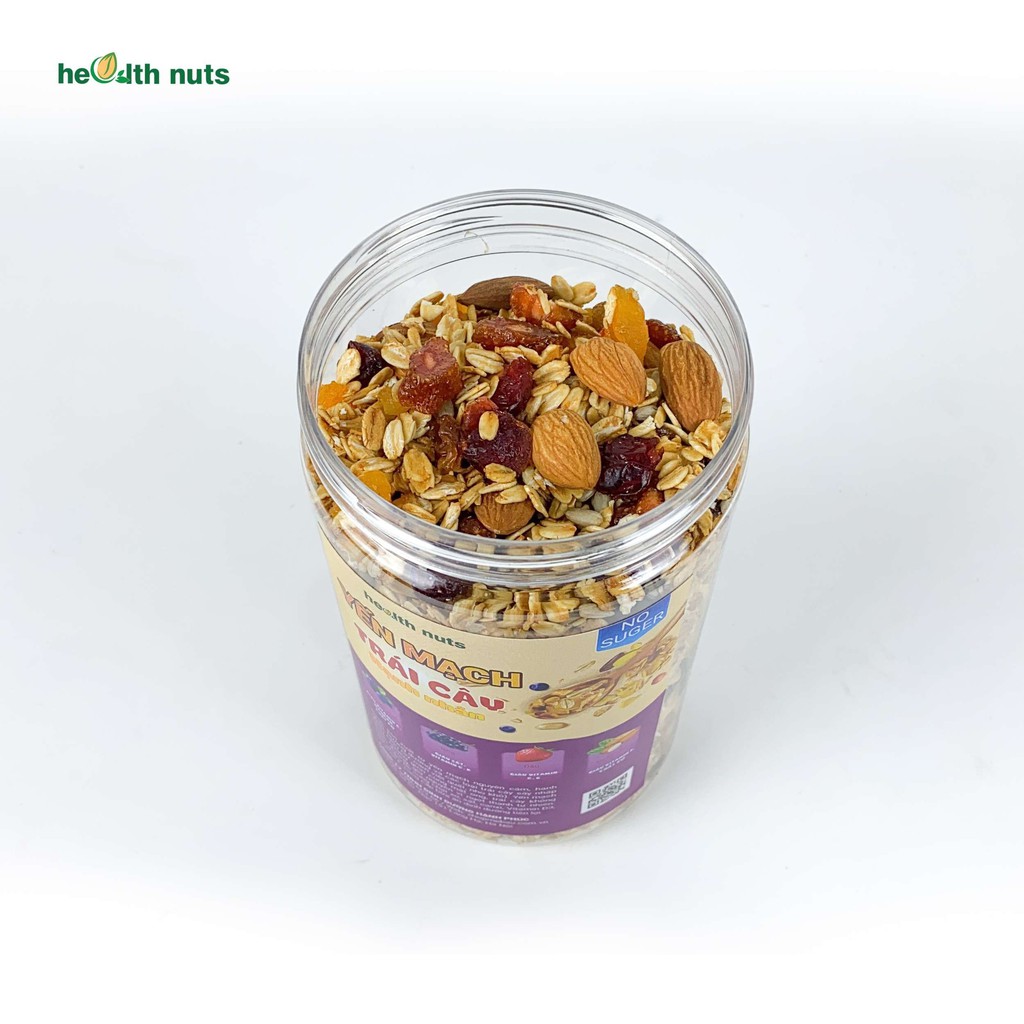 Granola trái cây hạnh nhân sấy giòn, thêm dâu tây | BigBuy360 - bigbuy360.vn