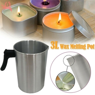 Metal stainless steel wax cup, handmade candle making tool, scented candle DIY material 1.2 / 3l