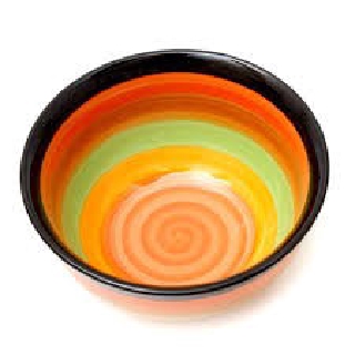 chén cao cấp cầu vòng đường kính 11.5