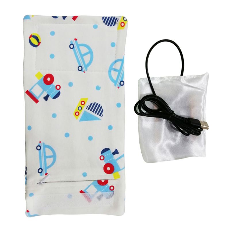 Vỏ bọc giữ ấm bình sữa em bé sạc cổng USB tiện lợi
